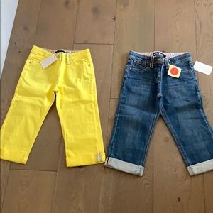 A set of mini Boden jeans.
